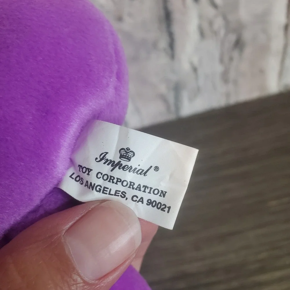 Imperial Toy Corporation Purple Martian Bug Plush 6